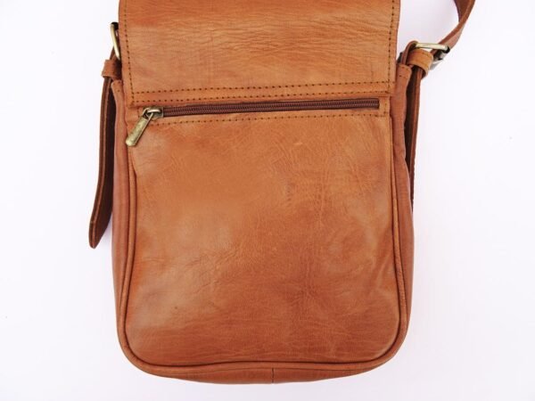 Leathers Genuine Crossbody Purse Bag With Multi purpose Zip Pockets - Image 4
