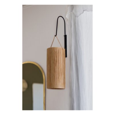 Lampe suspendue marocaine en raphia – Abat-jour de lampe d&rsquo;éclairage antique fait main