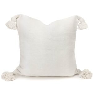 Coussin marocain blanc...