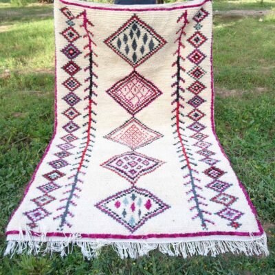 Moroccan Wool Colorful Rug 7.9×4.9 Feet