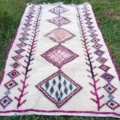 Moroccan Wool Colorful Rug 7.9×4.9 Feet