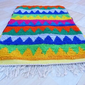 Tapis Kilim Boucherouite...