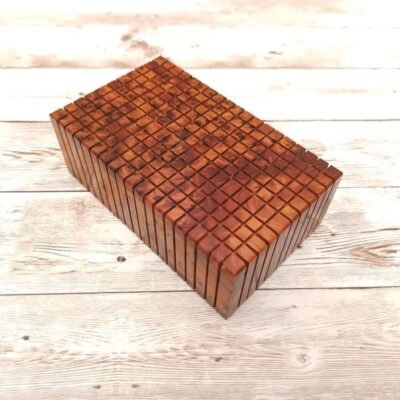 Secret Wooden Box With Hidden Compartment ( Thuya Wood )