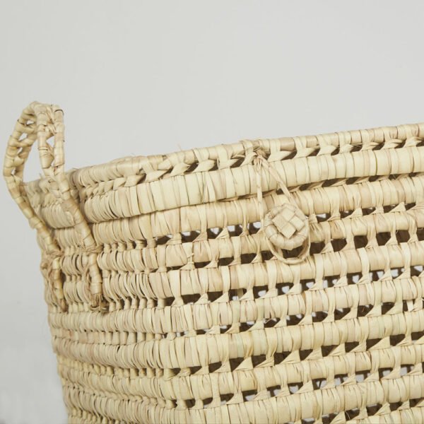 Customize Handmade Wicker Storage Trunk- Palm Leaf Chest and Storage Basket - Image 3