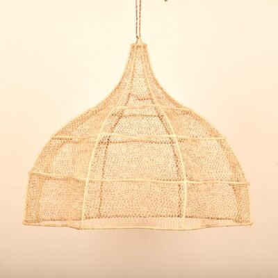 Handcrafted Raffia Chandelier
